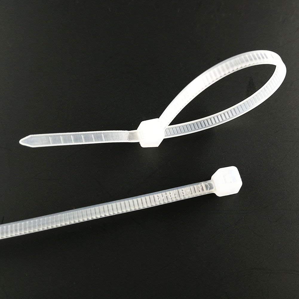 tarptotarp wire strap WS-60 ホワイト&ブラック RKPM HOMES Cable Zip Ties Heavy Duty, Ultra Strong Plastic Wire